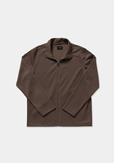 Image de Beige Regular Fit Manches Longues  Pique Homme