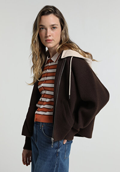 Image de Marron Regular Fit Manches Longues  Tricots Femme