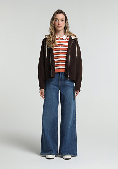 Image de Marron Regular Fit Manches Longues Tricots Femme