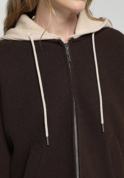 Image de Marron Regular Fit Manches Longues Tricots Femme
