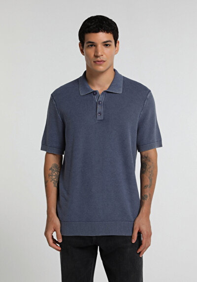Image de Tricot Bleu Regular Fit  Homme