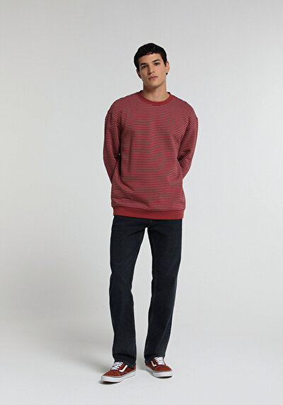 Image de Sweatshirt Rouge Relaxed Fit  Homme