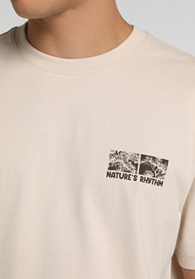 Image de T-shirt À Manches Courtes Blanc Relaxed Fit Droit Homme