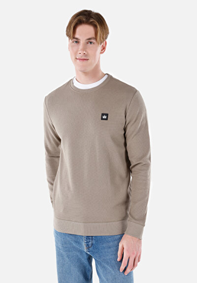 Image de T-shirt À Manches Longues Vert Regular Fit  Homme