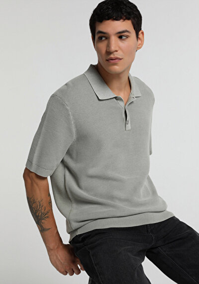 Image de Tricot Gris Regular Fit  Homme