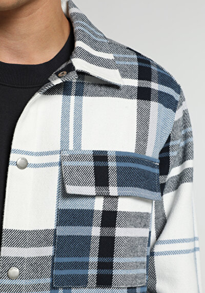 Image de Surchemise  Bleu Relaxed Fit Homme
