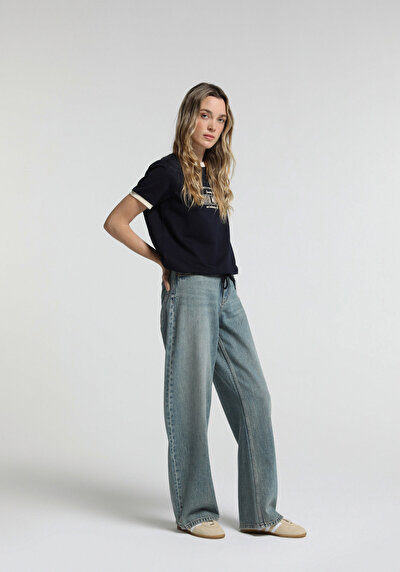 Image de Manches Courtes Marine Regular Fit Femme