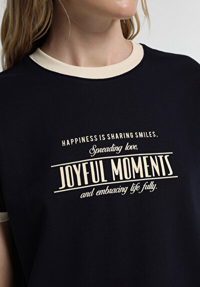 Image de Manches Courtes Marine Regular Fit Femme