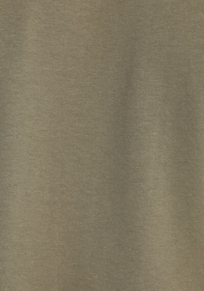 Image de T-shirt À Manches Courtes Kaki Relaxed Fit Droit Homme