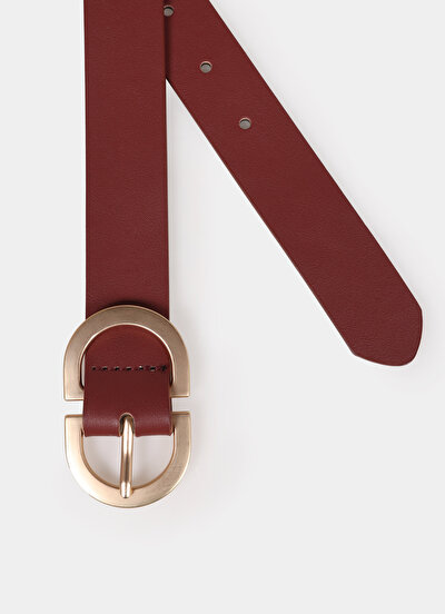 Image de Ceinture Bordeaux Modern Fit Femme