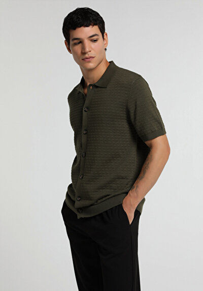 Image de Tricot Vert Regular Fit  Homme