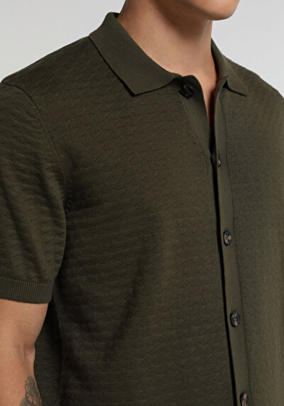 Image de Tricot Vert Regular Fit  Homme