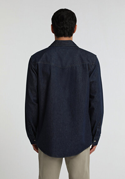 Image de Shırt À Manches Longues Regular Fit Droit Jean Homme