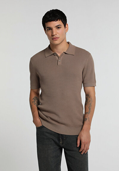 Image de Tricot Marron Regular Fit Homme