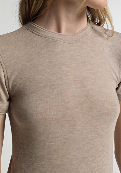 Image de Tricoter Beige Slim Fit  Femme