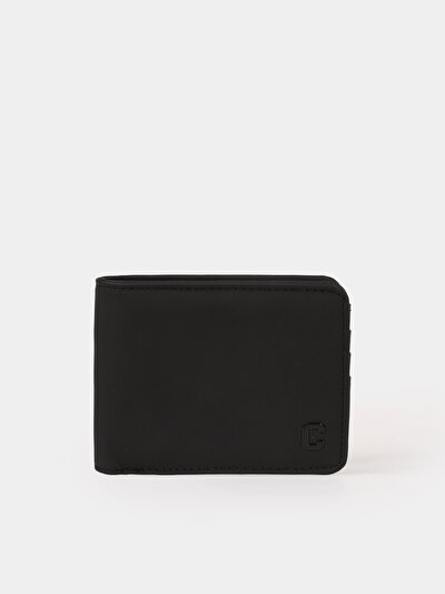 Image de Portefeuille Noir Modern Fit Homme