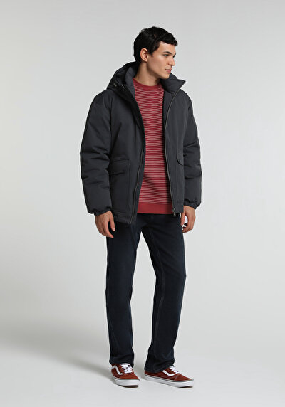 Image de Veste Bleu Relaxed Fit Manches Longues  Polyester Homme