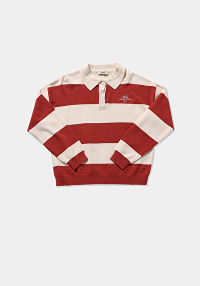 Image de Pull Rouge Regular Fit Manches Longues  Femme