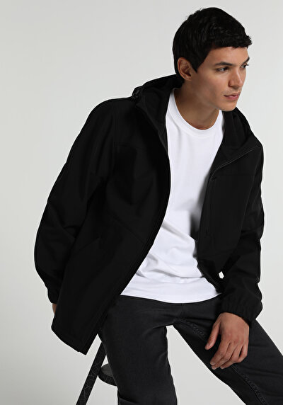 Image de Imperméable Noir Regular Fit Homme