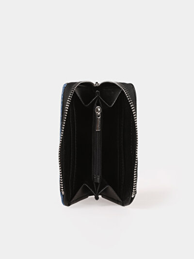 Image de Portefeuille Noir Modern Fit Femme