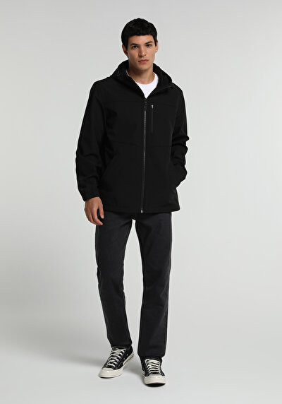 Image de Imperméable Noir Regular Fit Homme