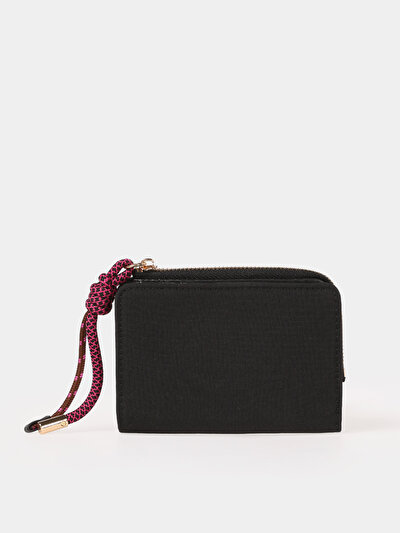 Image de Portefeuille Noir Modern Fit Femme