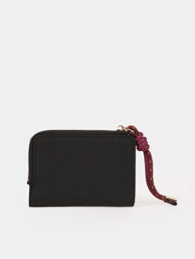 Image de Portefeuille Noir Modern Fit Femme