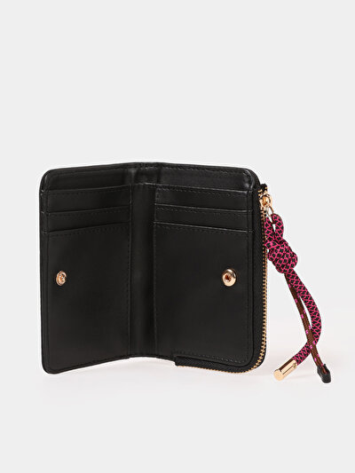 Image de Portefeuille Noir Modern Fit Femme