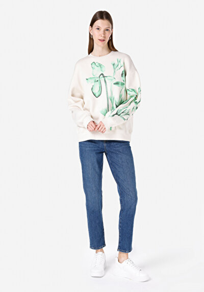Image de Pull-over Ecru Comfort Fit  Femme