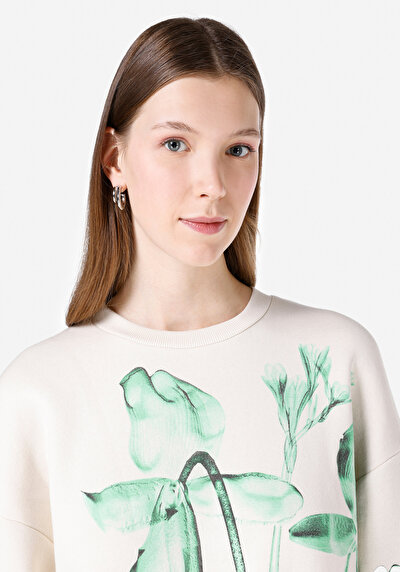 Image de Pull-over Ecru Comfort Fit  Femme