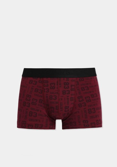 Image de Sous-vêtements Bordeaux Trunk Fit Imprimé Homme