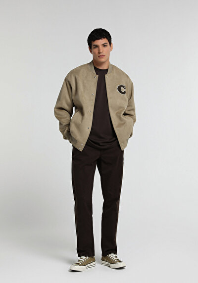 Image de Veste Pu Beige Manches Longues  Regular Fit Homme