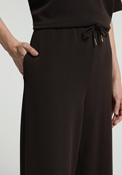 Image de Pantalon De Survêtement Marron Regular Fit Femme