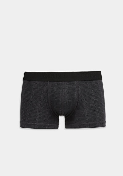Image de Sous-vêtements Anthracite Trunk Fit Imprimé Homme