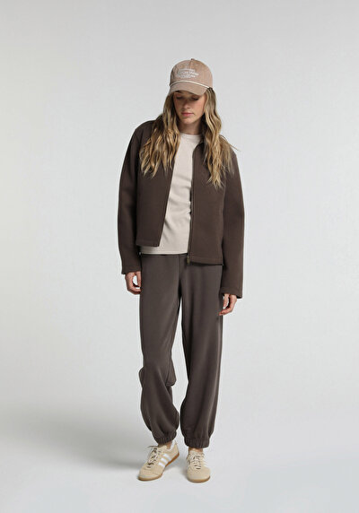 Image de Pantalon De Survêtement Marron Regular Fit Femme