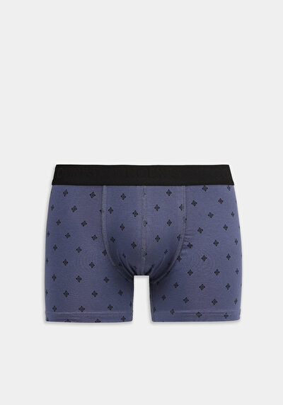 Image de Sous-vêtements Bleu Standart Fit Imprimé Homme
