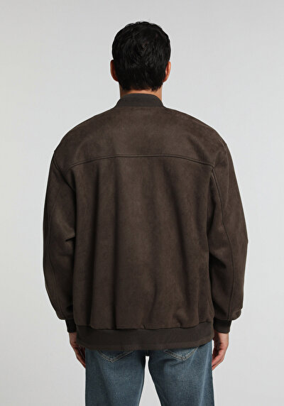 Image de Veste Pu Marron Manches Longues  Regular Fit Homme