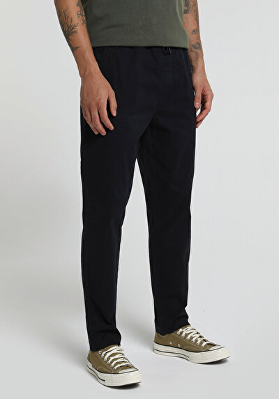 Image de Pantalon Marine Straight Leg Medium Rise Sergé Regular Fit Homme