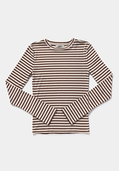 Image de T-shirt Marron Slim Fit   Femme
