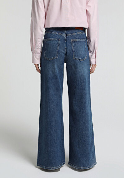 Image de 979 Ellie Pantalon En Jean    Super Wide Leg Fit Femme