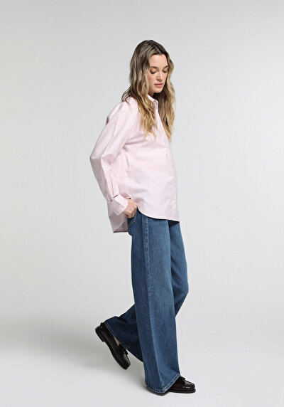 Image de 979 Ellie Pantalon En Jean    Super Wide Leg Fit Femme