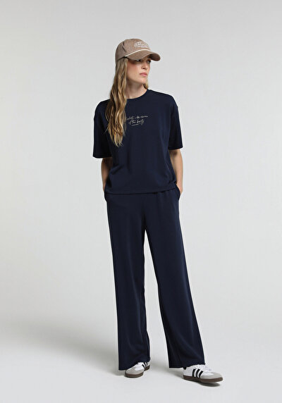 Image de Pantalon De Survêtement Marine Regular Fit Femme