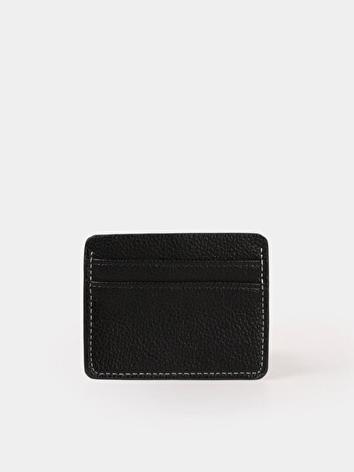 Image de Portefeuille Noir Modern Fit Homme
