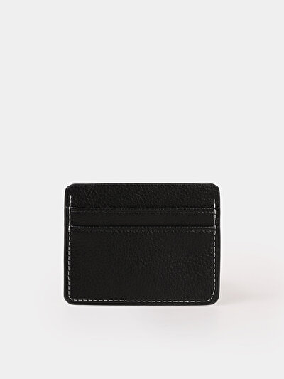 Image de Portefeuille Noir Modern Fit Homme