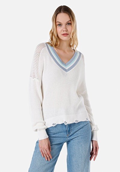 Image de Pull Blanc Regular Fit   Femme