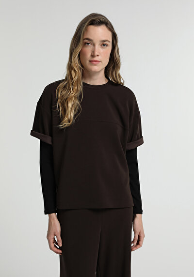 Image de Tricoter Marron Regular Fit Femme