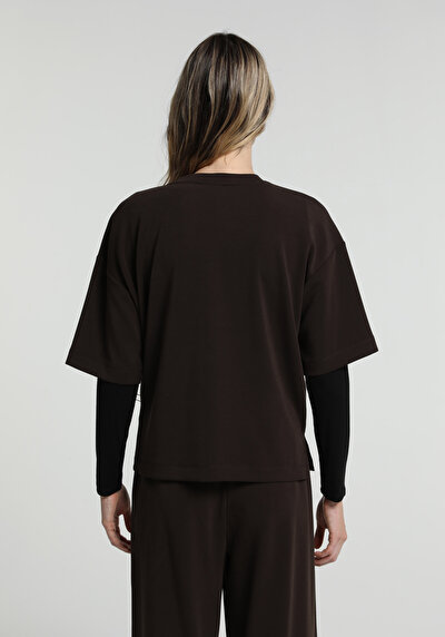 Image de Tricoter Marron Regular Fit Femme