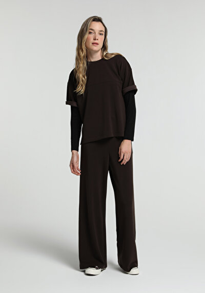 Image de Tricoter Marron Regular Fit Femme