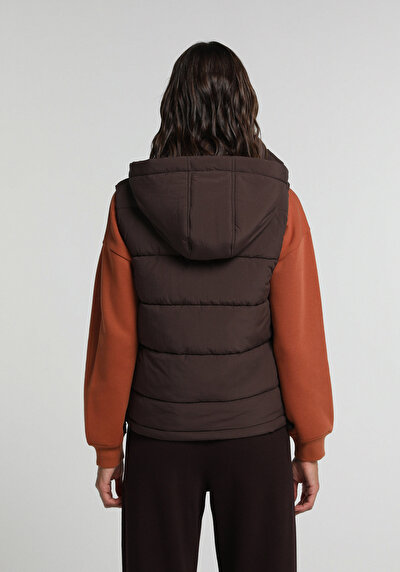Image de Gilet Marron Regular Fit Femme