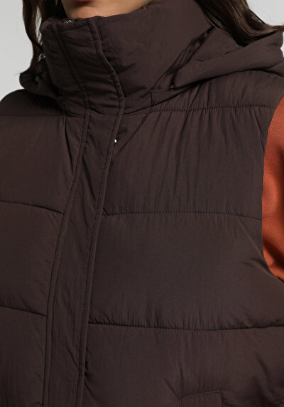 Image de Gilet Marron Regular Fit Femme
